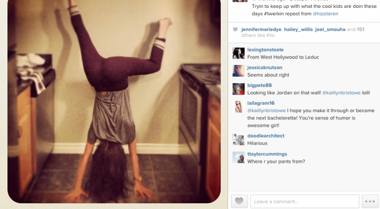 one last shot of Kaitlyn with her guard up